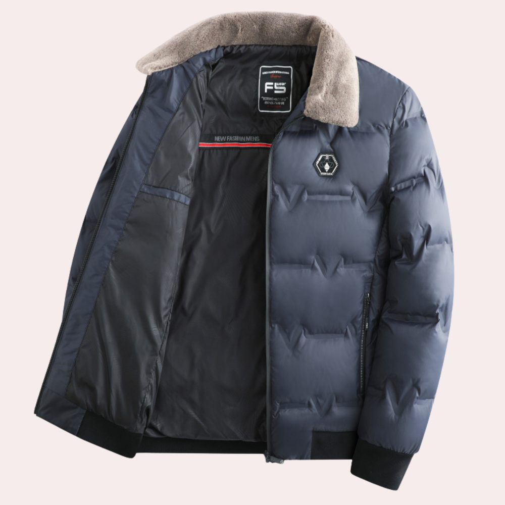 JUSTIN - Veste d'Hiver Chaleureuse pour Hommes