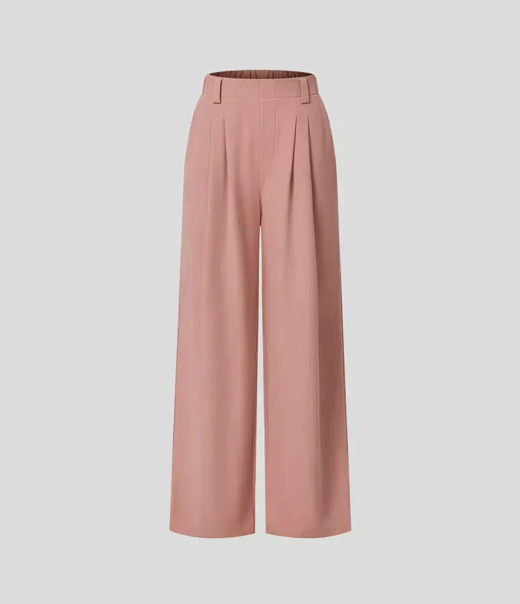 Pantalon Taille Haute Confort Élégant pour Femme