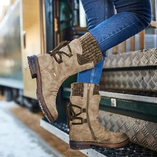 Bottes Ottawa Polaire avec Zip enfilement facilité