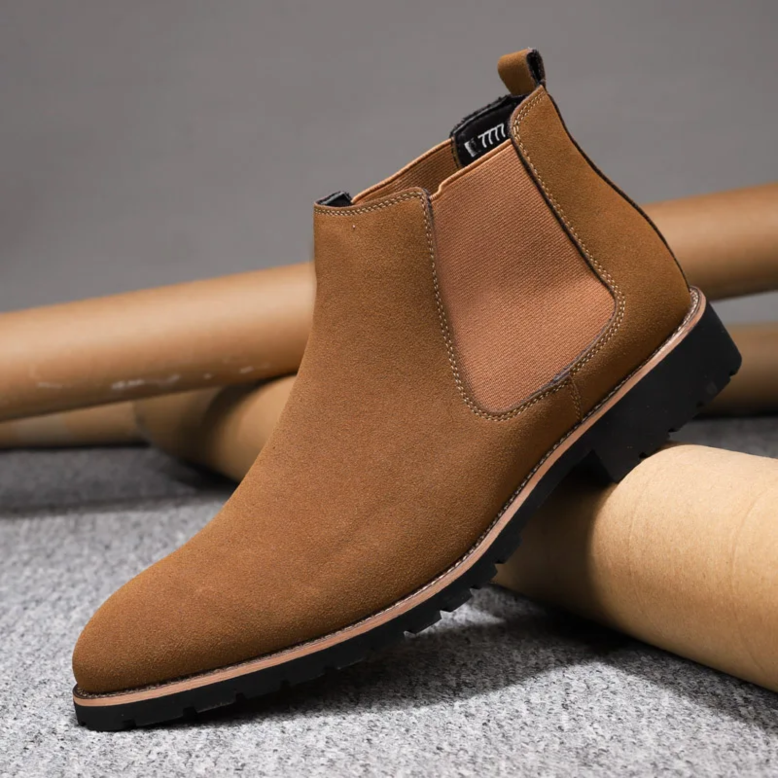 Damien | Bottines Chelsea pour Homme avec Semelle Profilée et Côtés Élastiques