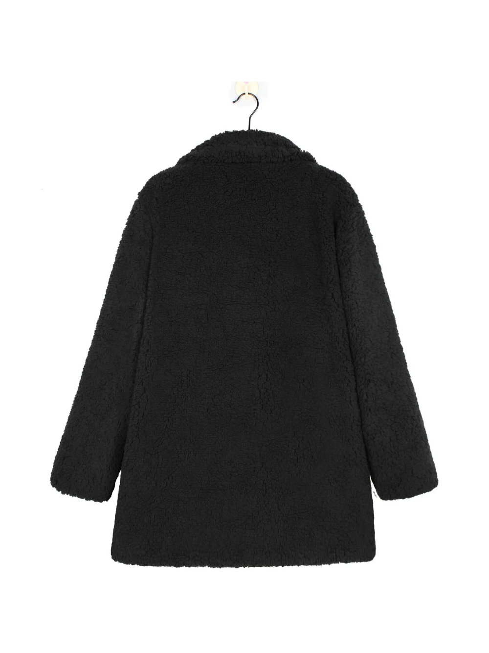 Avril | Manteau Court en Teddy Peluche avec Col Revers pour Femme – Élégance et Confort