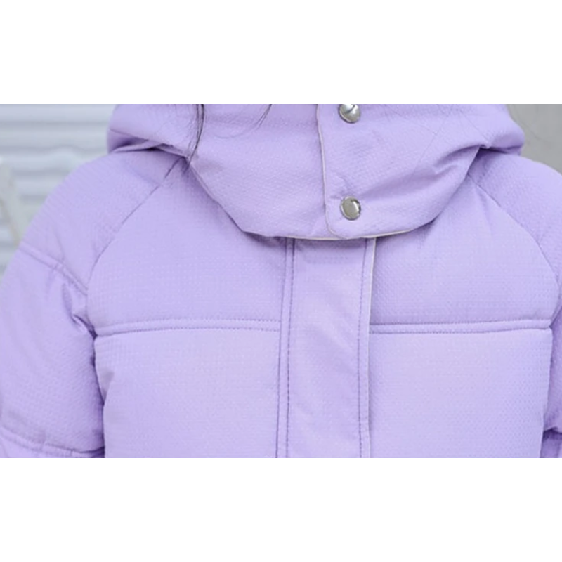 Théa | Manteau d'Hiver Matelassé Femme à Capuche et Poches Zippées