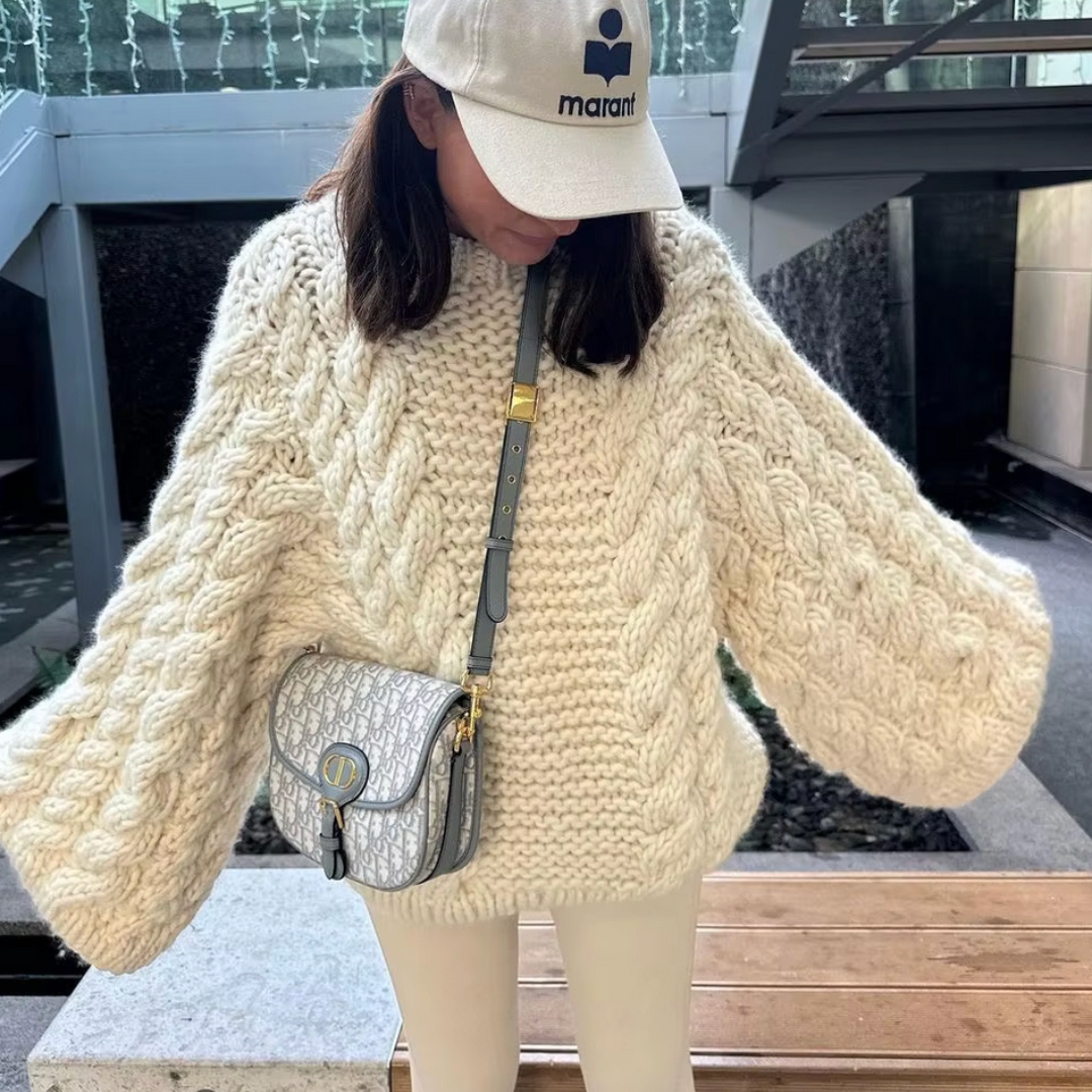 Pull Oversize en Tricot pour Femmes