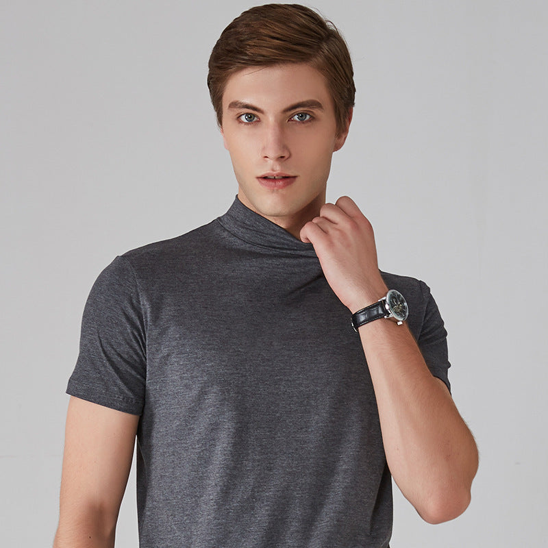 Yeal – T-shirt slim en soie lactée pour un confort seconde peau