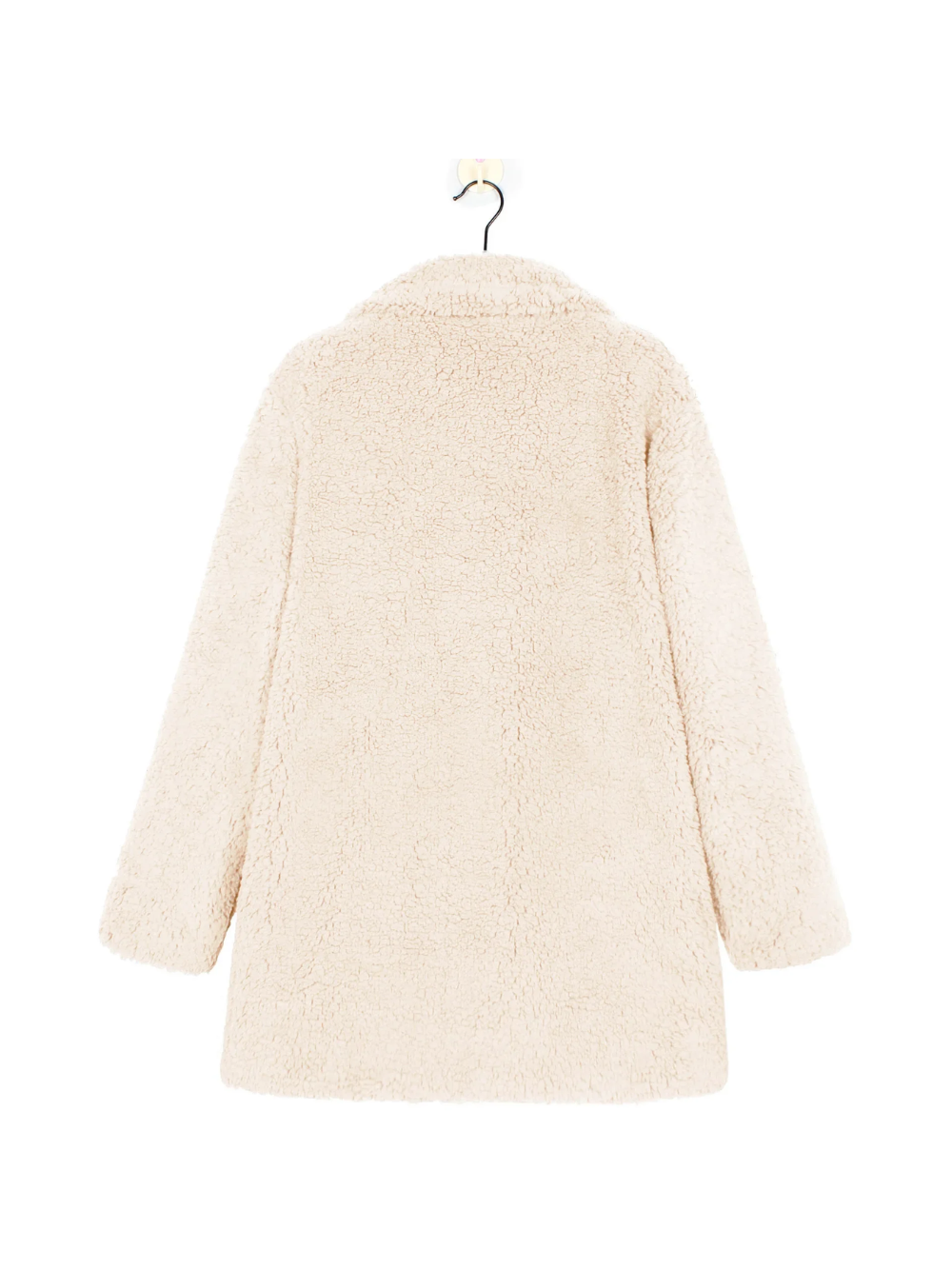 Avril | Manteau Court en Teddy Peluche avec Col Revers pour Femme – Élégance et Confort