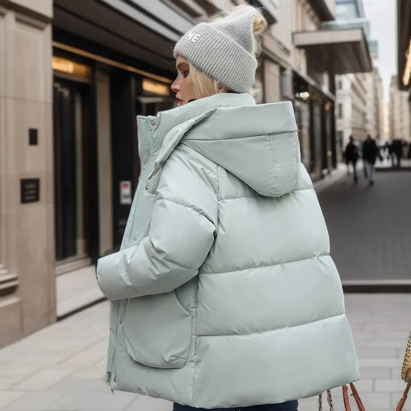 Pauline | Veste Hivernale Femme à Capuche - Chaude