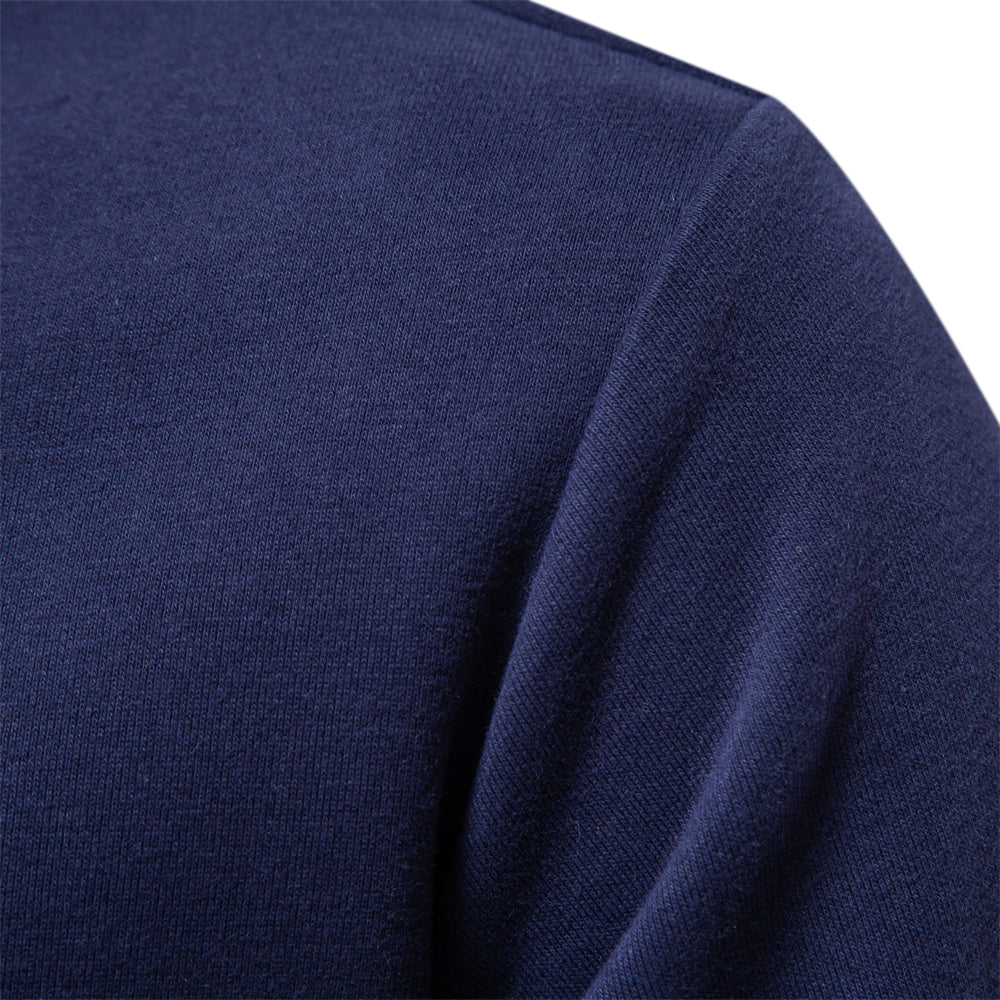 Gaspard | Polo Col Boutonné Homme Sweatshirt Épais