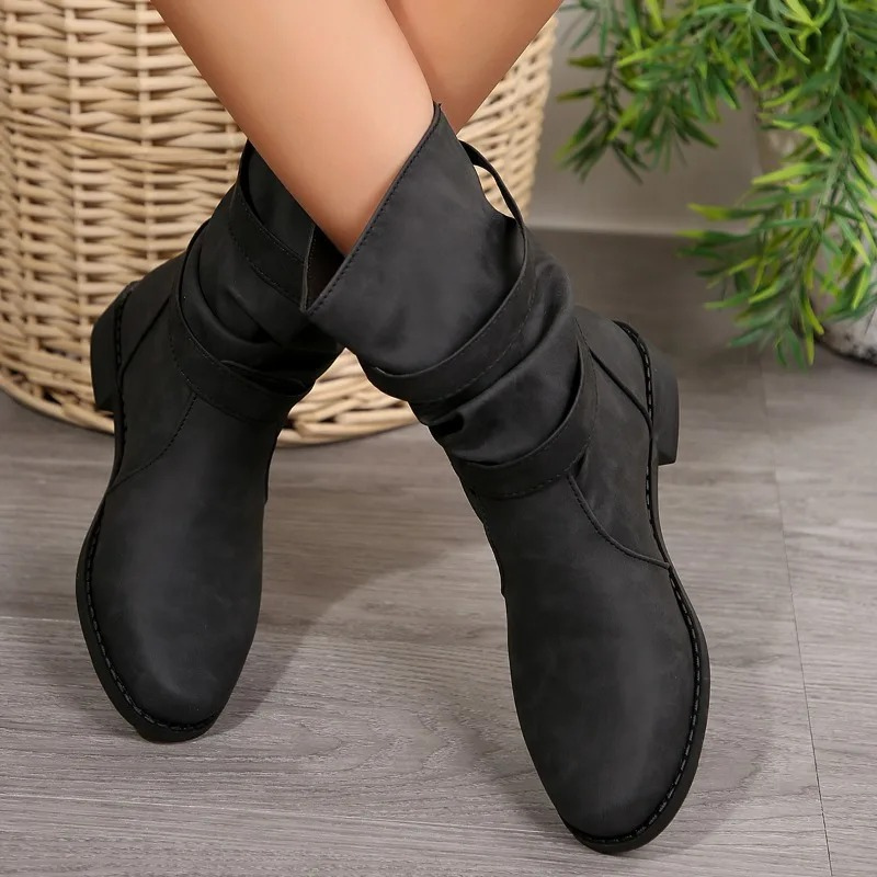 Amelie - Bottines en Similicuir pour Femmes