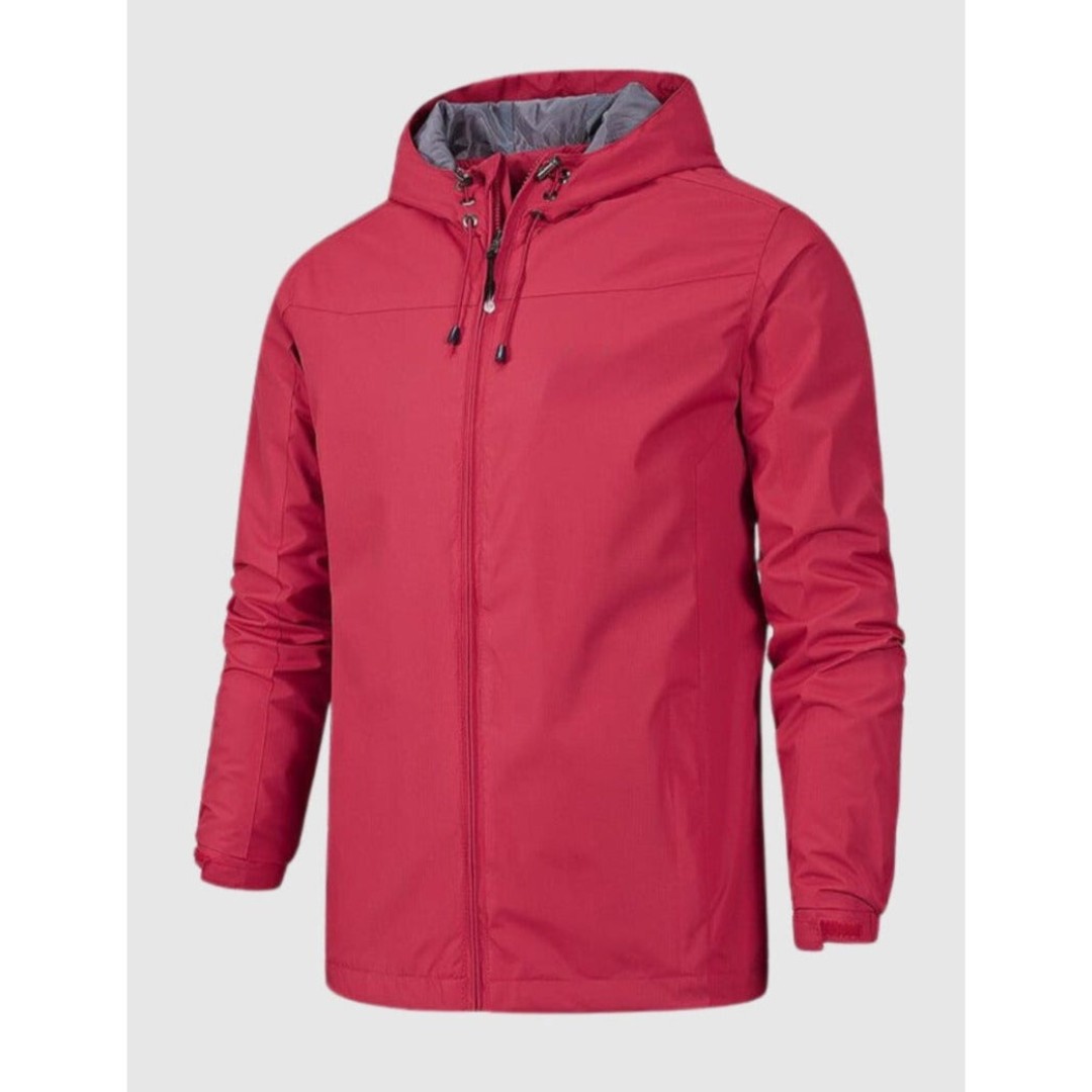 Gilderman | Veste Imperméable Zippée Homme Couleur Unie