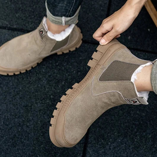 Felix - Avec peluche Bottes Confortables en Peluche pour Hommes