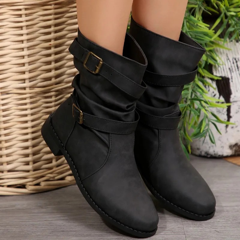 Amelie - Bottines en Similicuir pour Femmes