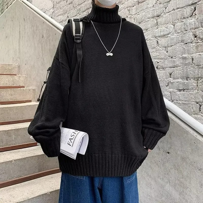 Pull Oversize à Col Roulé pour Femmes