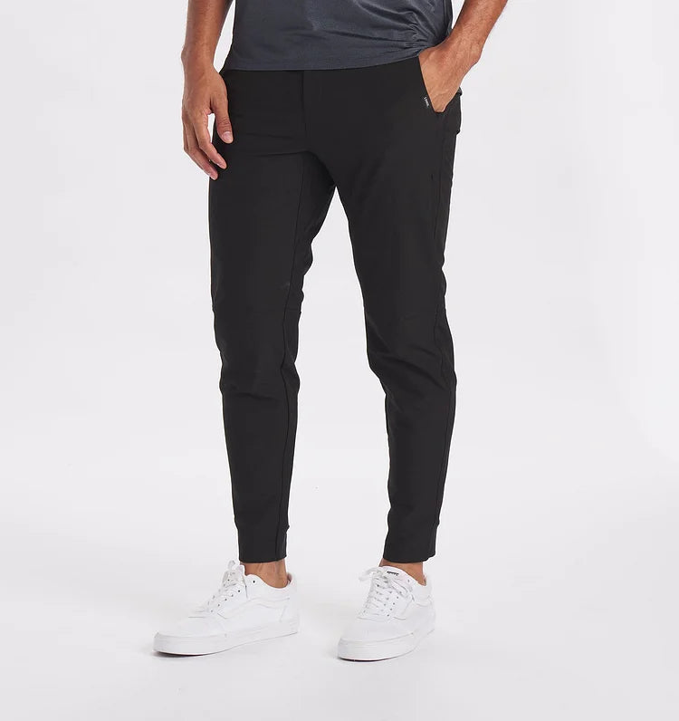 Pantalon ajusté extensible durable et premium hommes