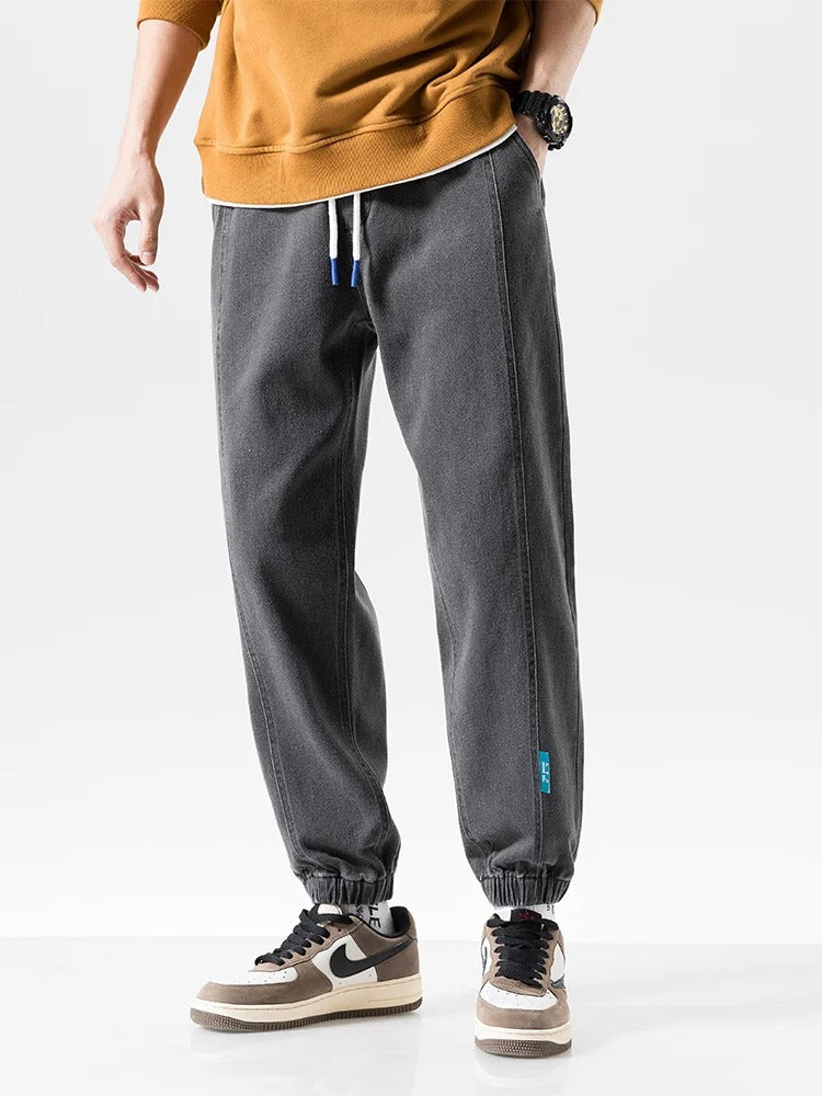 Pantalon de Jogging en Denim Coupe ample pour Hommes