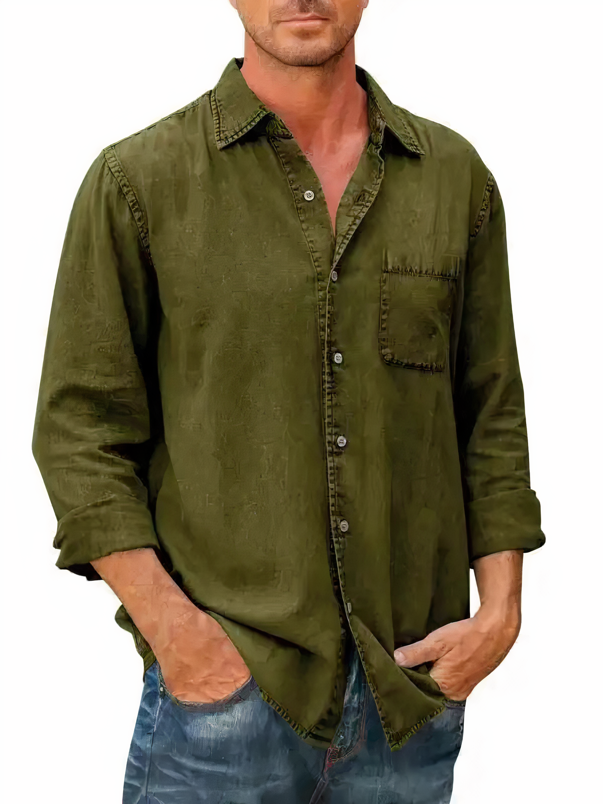 Chemise en jean à manches longues - Mateo