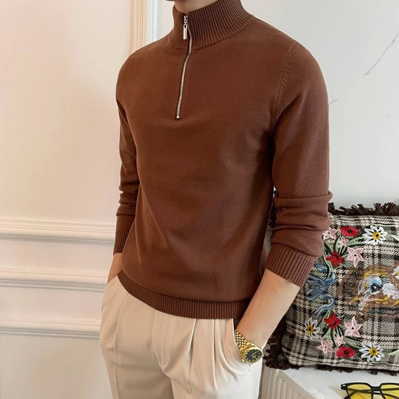 Pull Décontracté en Tricot pour Hommes