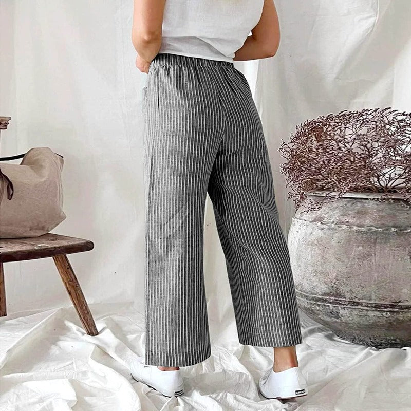 Pantalon Relax en Lin Léger pour Femmes