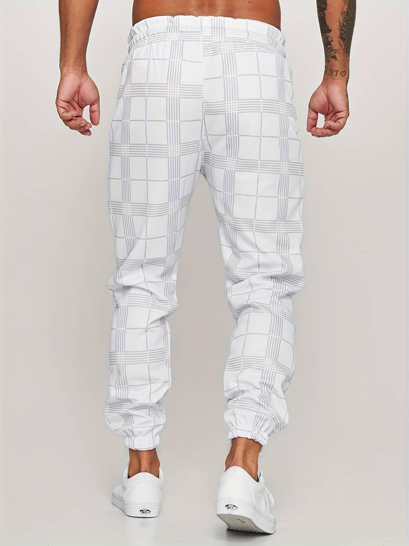 Pantalon de Jogging à Carreaux pour Hommes