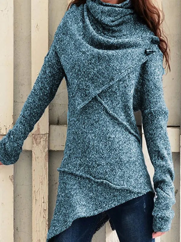 Pull à col bénitier pour femmes chic et douillet