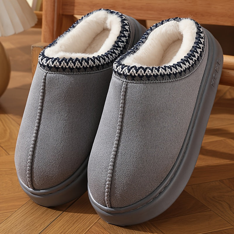 Chaussons en Coton Tout Saison Confortables Unisexes