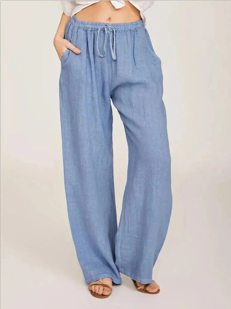 Virginia - Pantalon en lin et coton