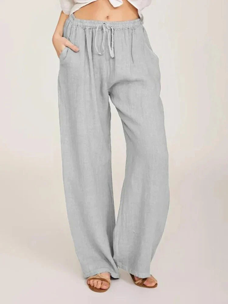 Virginia - Pantalon en lin et coton