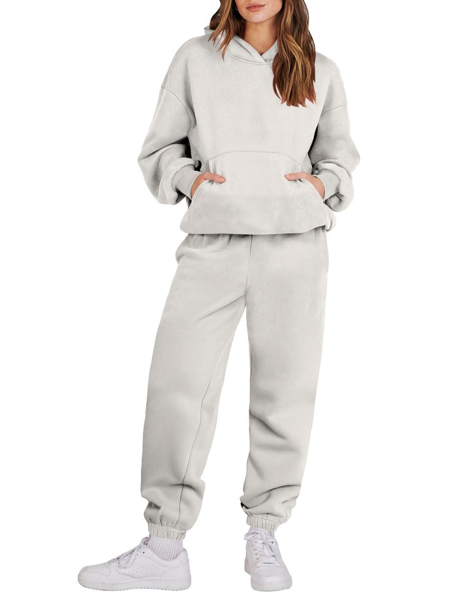 Ensemble de Sweat à Capuche et Jogging Tendance Femme