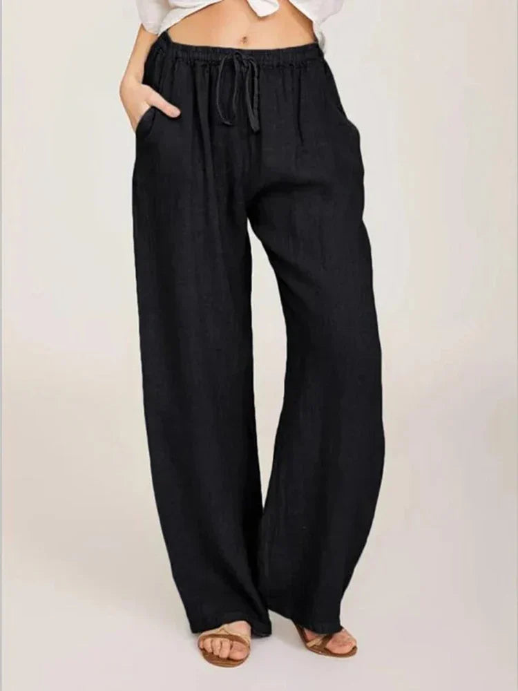 Virginia - Pantalon en lin et coton