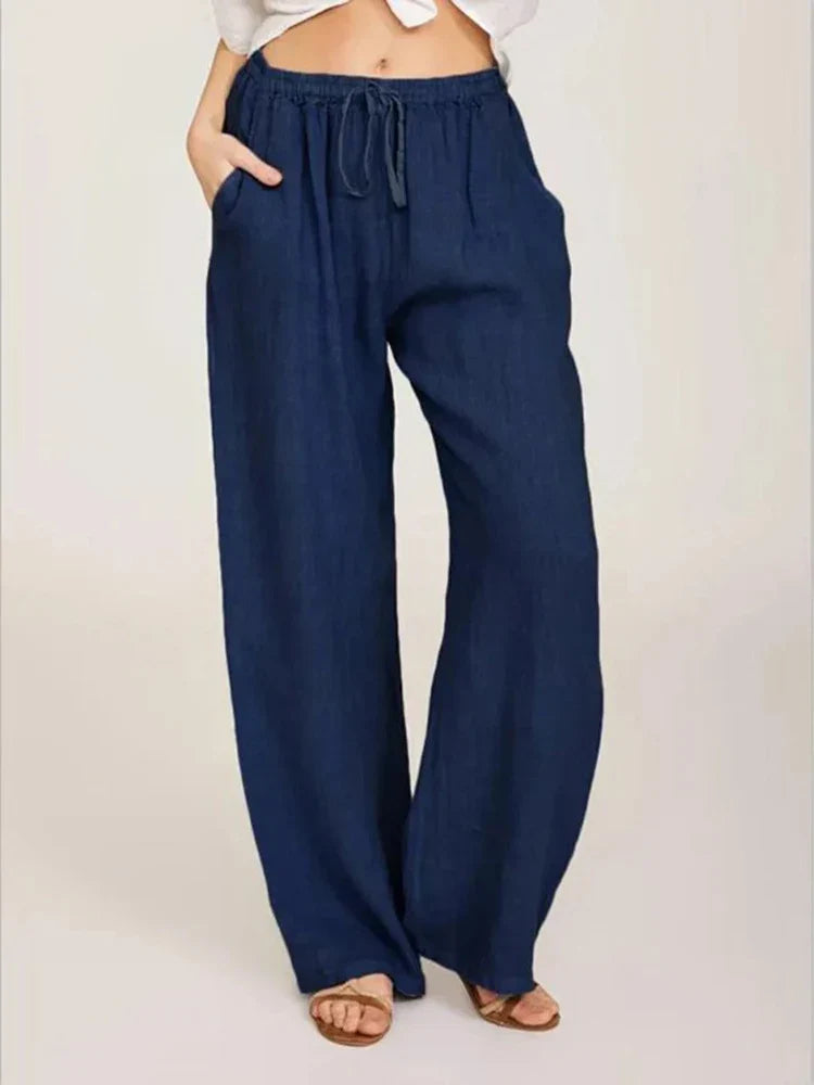 Virginia - Pantalon en lin et coton