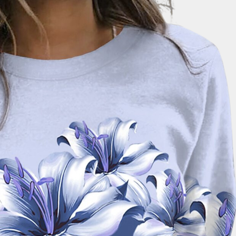 Pull à Fleurs pour Femmes