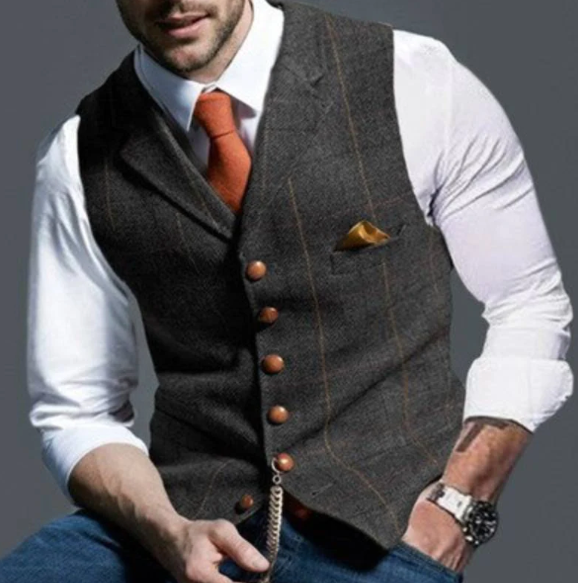 Louis - Gilet élégant pour hommes