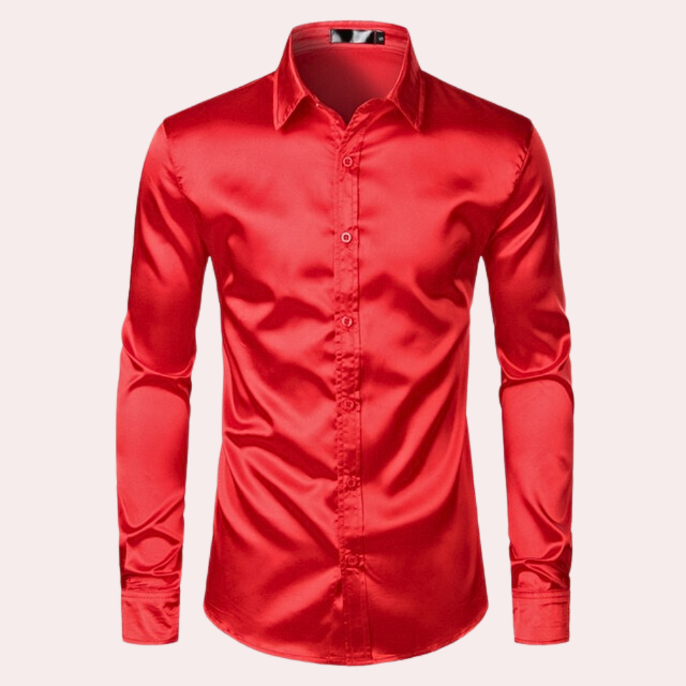 Vianney - Chemise élégante pour hommes à manches longues, parfaite pour un look sophistiqué et confortable