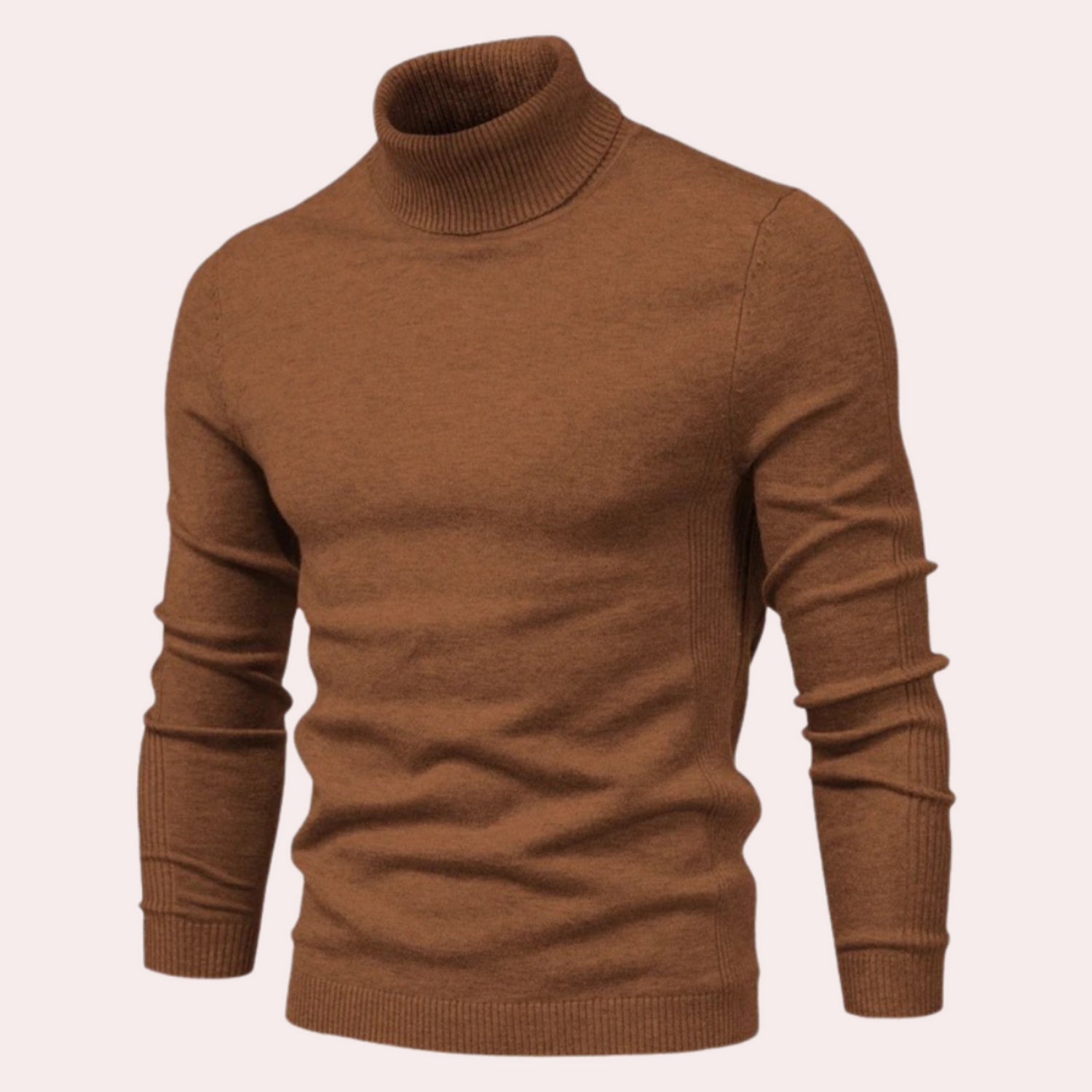 Col Roulé Tricot Doux Homme Essentiel