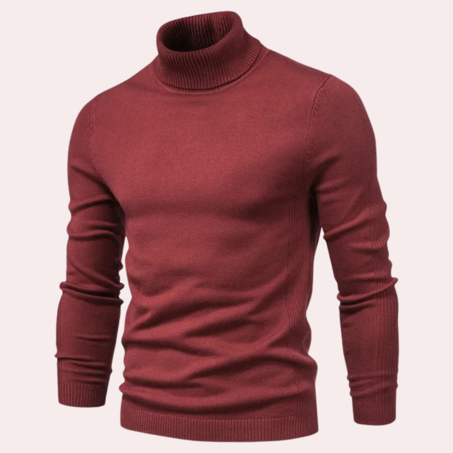 Col Roulé Tricot Doux Homme Essentiel