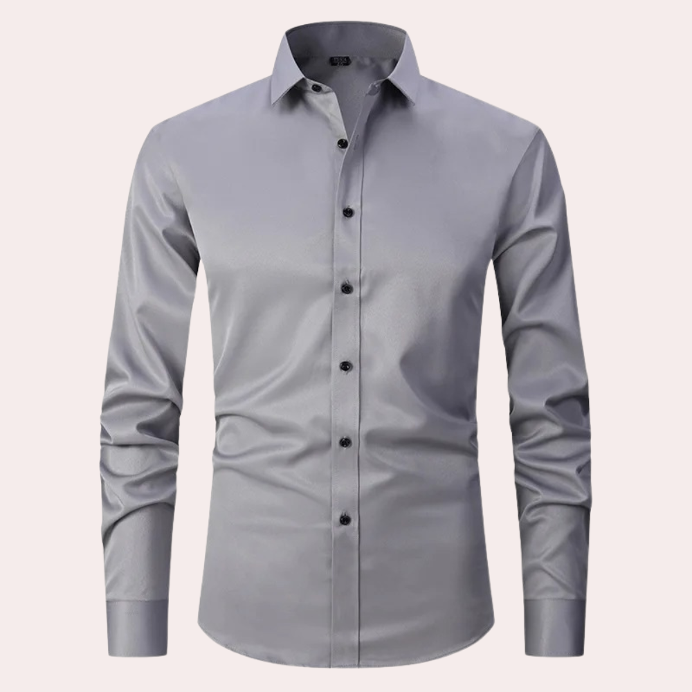 Évariste – Chemise classique stretch pour hommes, alliant confort et élégance