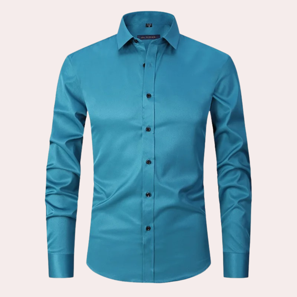 Évariste – Chemise classique stretch pour hommes, alliant confort et élégance