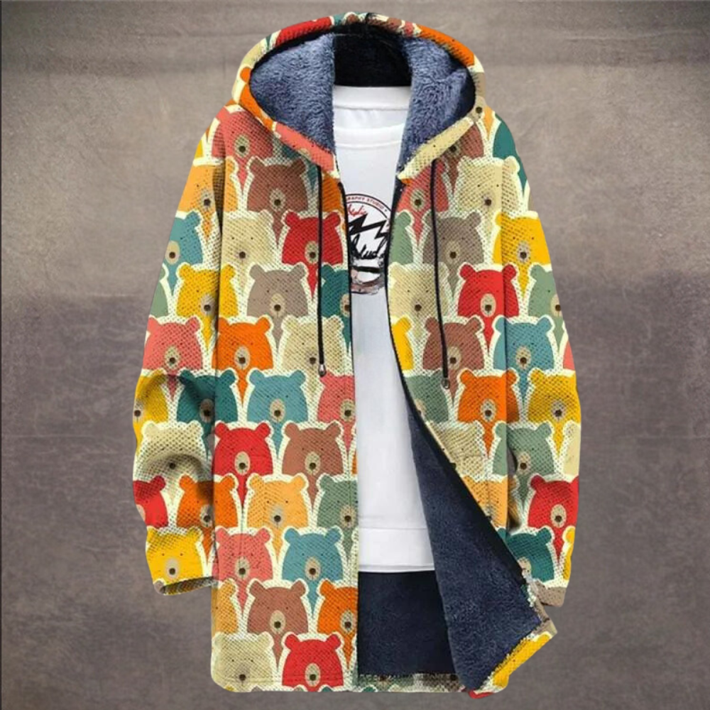 Cardigan à Capuche Coloré pour Hommes