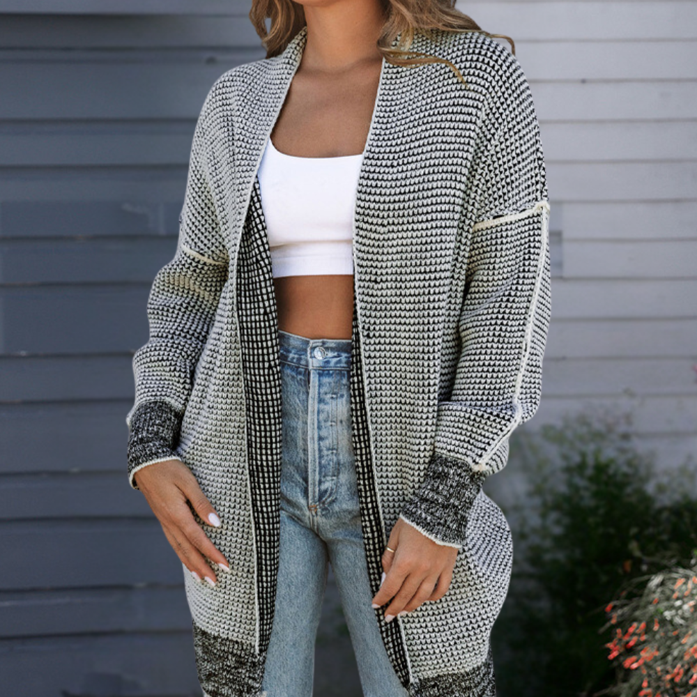 Cardigan Long en Tricot pour Femmes