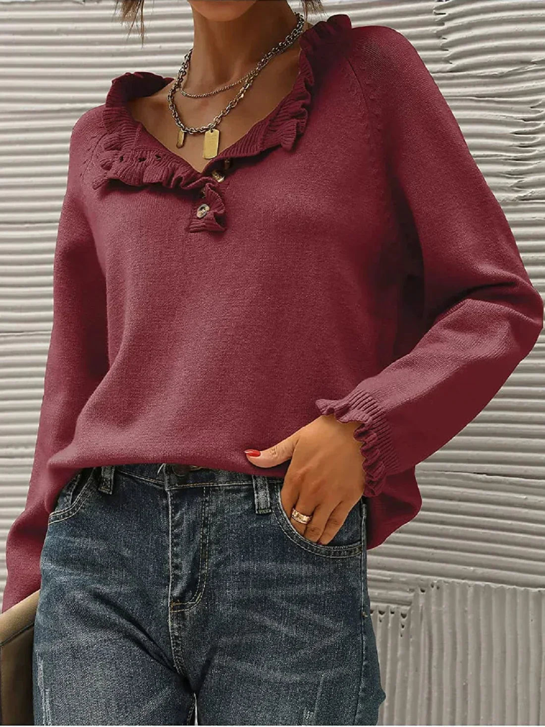 Pull léger doux en tricot confortable pour femmes