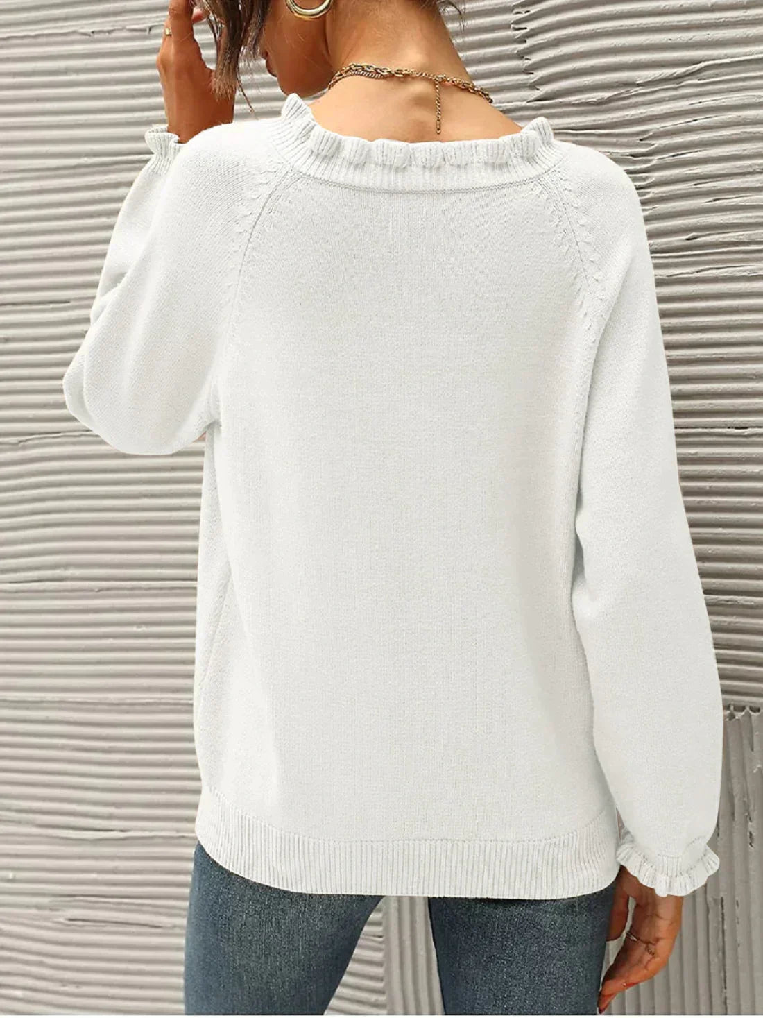 Pull léger doux en tricot confortable pour femmes