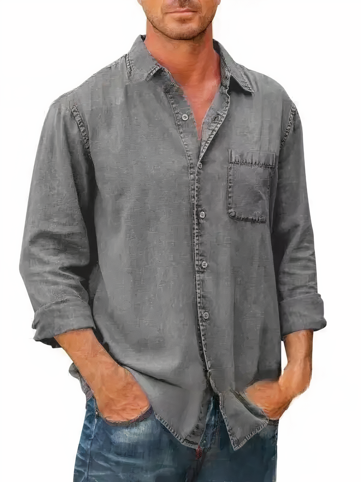 Chemise en jean à manches longues - Mateo