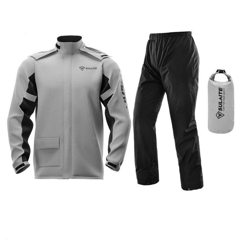 Ensemble de pluie léger imperméable réglable unisexe