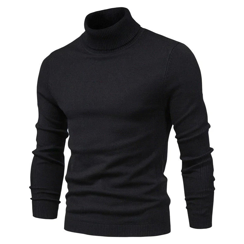 Pull Col Roulé Douillet et Élégant pour Homme