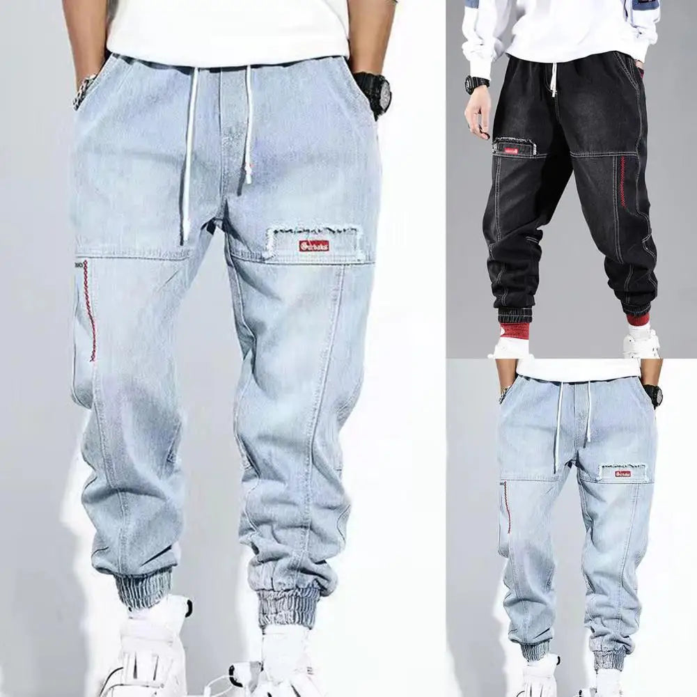 Pantalon de Jogging en Denim pour Hommes