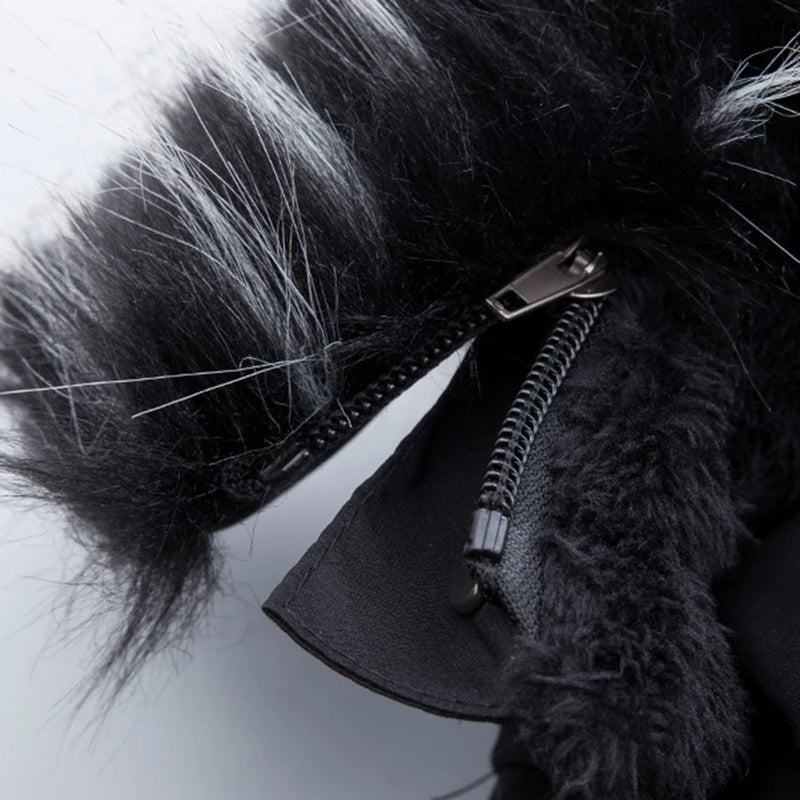 Theo | Veste d'Hiver Matelassée avec Capuche en Fausse Fourrure