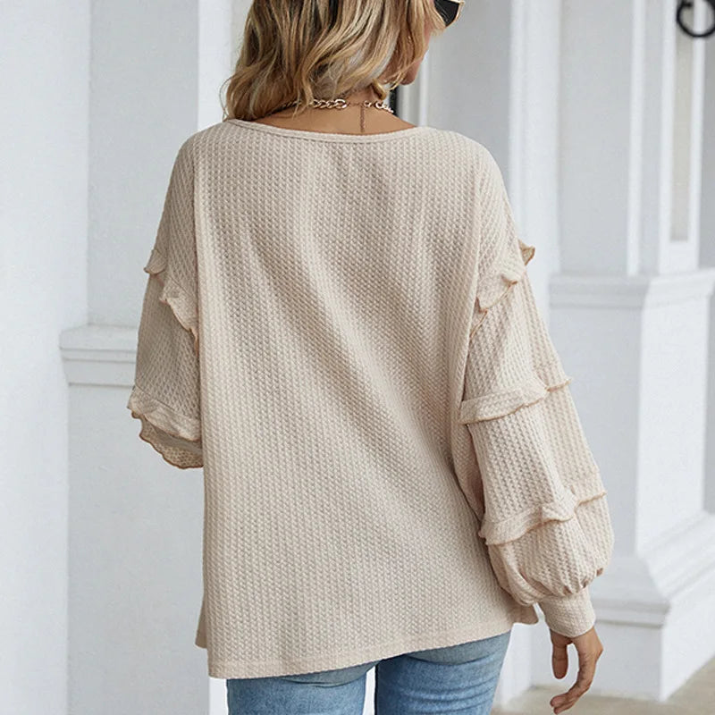 Pull Ample en Laine Pour Femmes - Ida