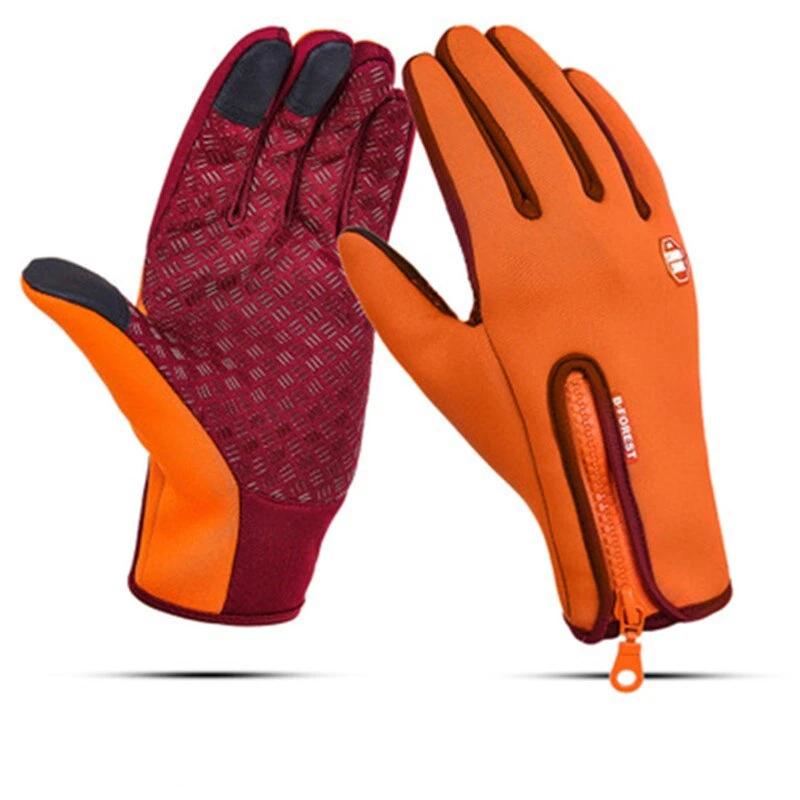 Gants imperméables et coupe-vent