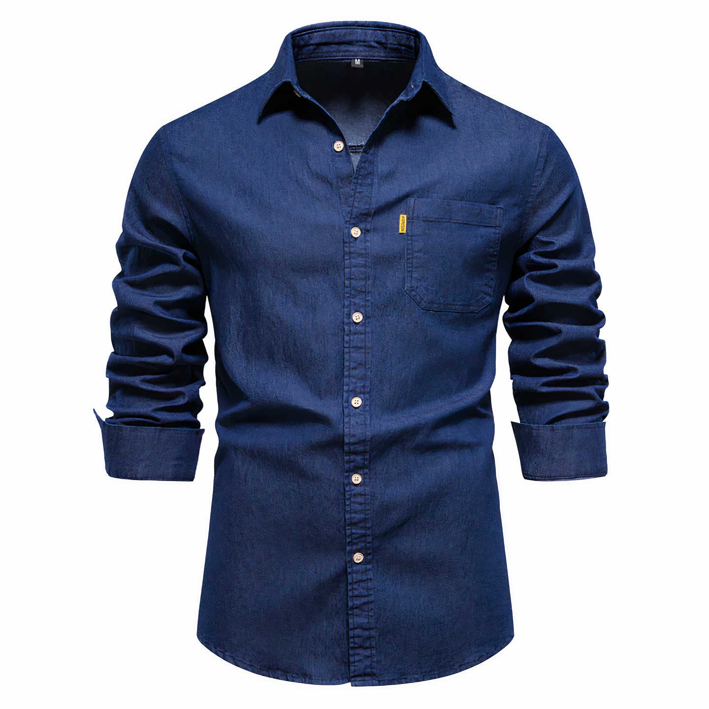 Olivier - Chemise en denim pour homme, alliant confort et style décontracté