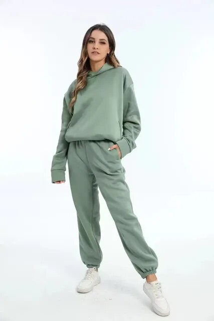 Ensemble Hoodie et Pantalon de Survêtement Femmes