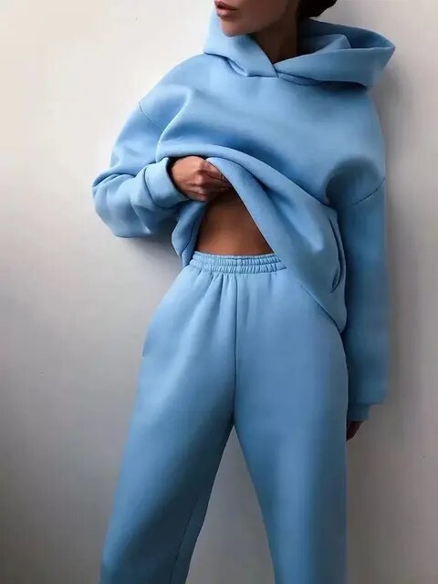 Ensemble Hoodie et Pantalon de Survêtement Femmes